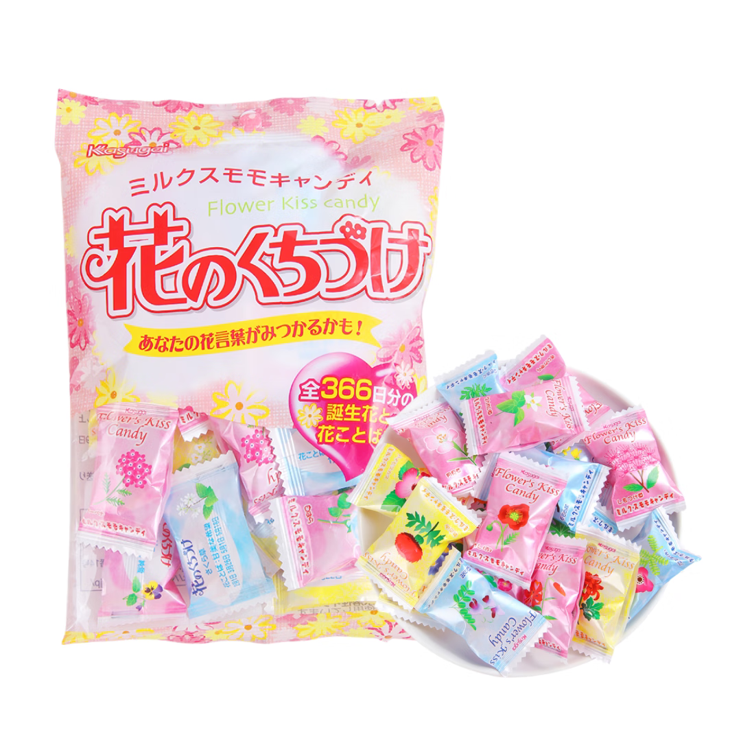 花之吻蜂蜜玫瑰味糖果结婚喜糖网红糖果 花之吻玫瑰花糖果