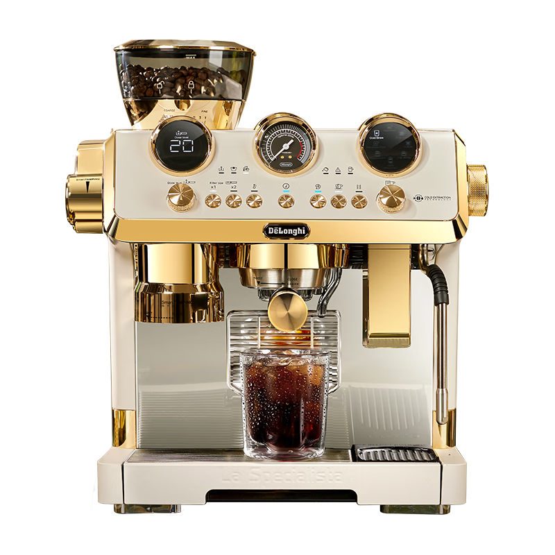 DelonghiʽԶȻ19BarĥʽĥһȫԶݽͰʿ EC9885 .W׽ɫ15ĥ ľֱˮ 7561Ԫ