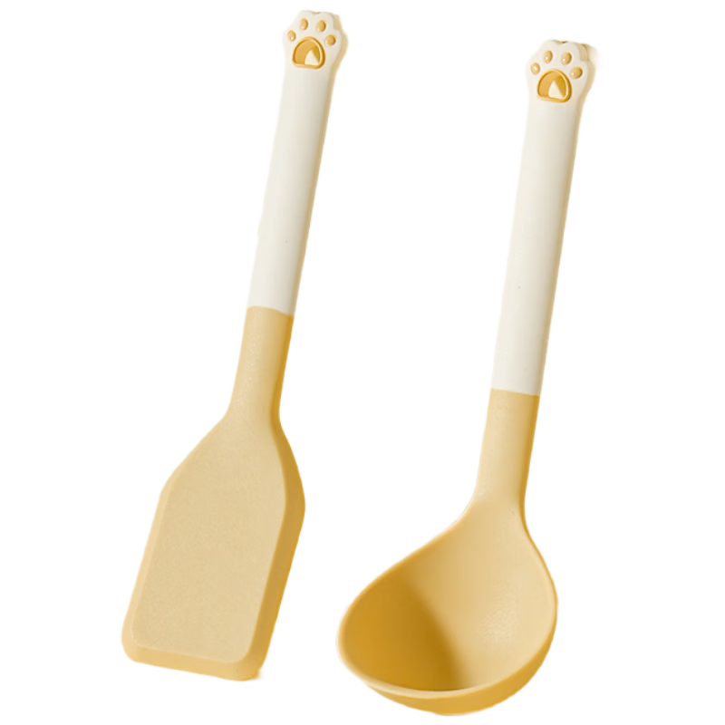 拜格(BAYCO)硅膠鍋鏟湯勺食品級耐高溫寶寶輔食工具鍋鏟不粘鍋炒菜鏟BC10698