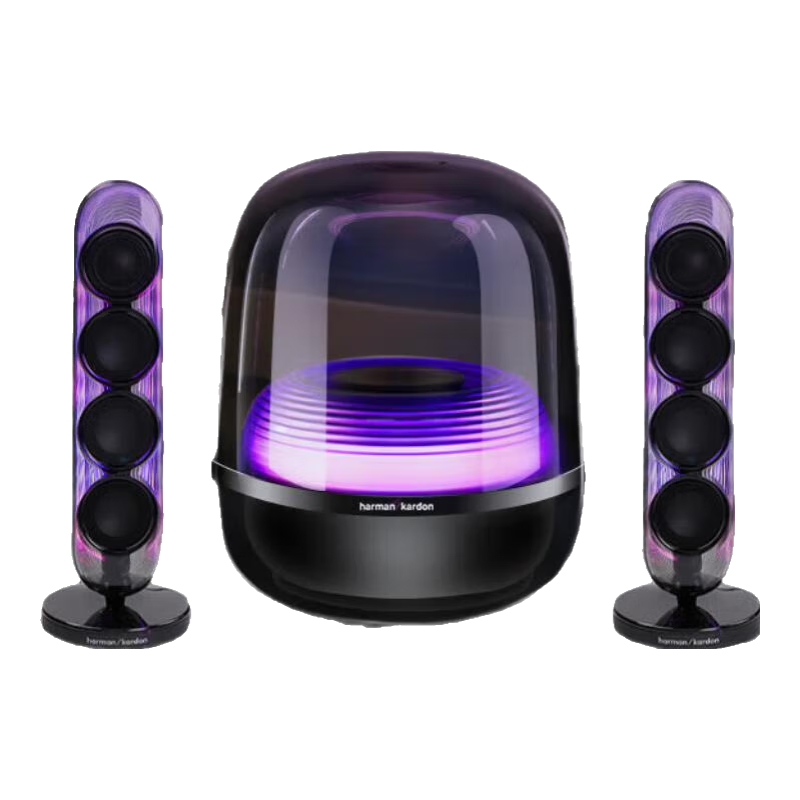 哈曼卡顿Soundsticks5 音乐水晶5代玄光版 桌面蓝牙音箱 水晶4代升级款 电竞游戏音箱 居家艺术礼物音响 【超级爆款】水晶5代 玄光版