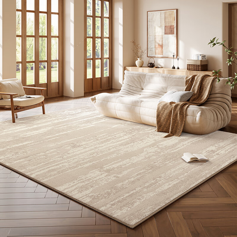 布迪思地毯客厅法式中古奶油轻奢高级感防水抗污沙发免洗可擦大面积隔音 旷野 140*200CM【小户型推荐】