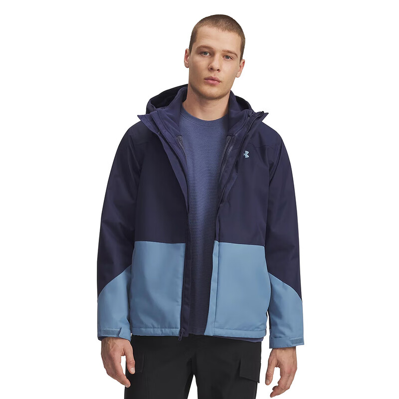 UNDER ARMOUR安德玛UA秋冬Porter男子三合一户外运动夹克外套 6001213-403 M