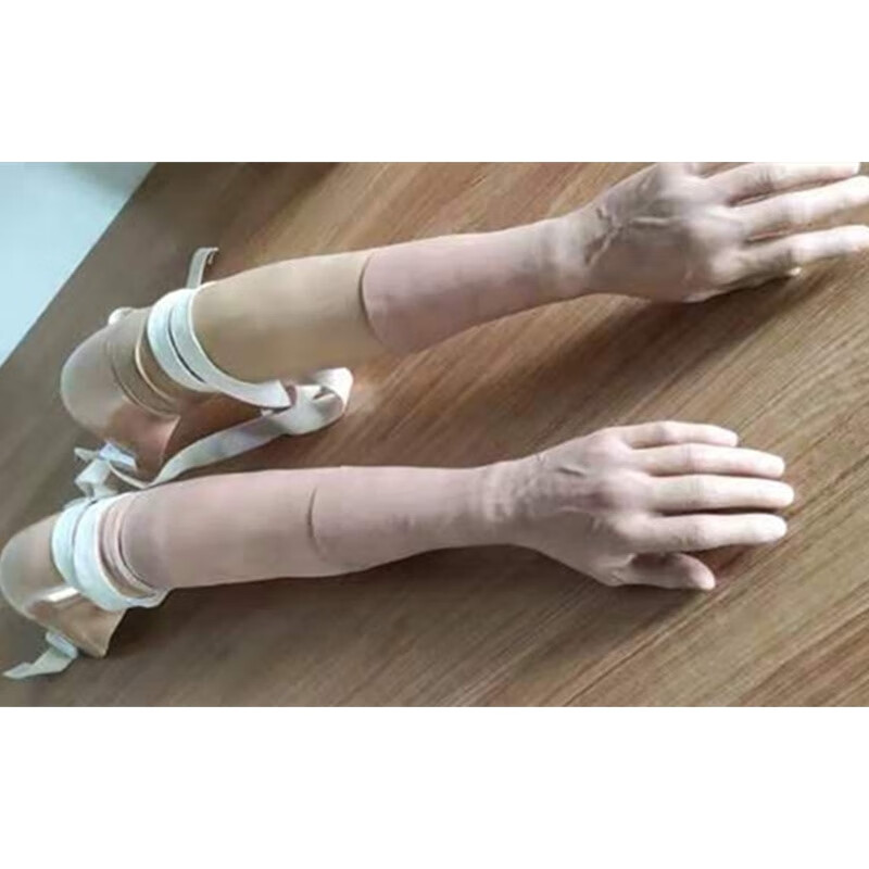 假肢手臂 上臂假肢美容手肩离断肘离断假肢可弯曲量身定做全手臂金属