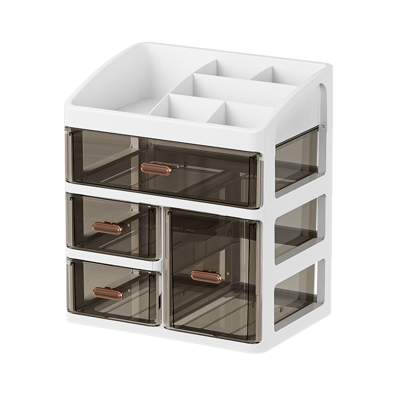维简抽屉收纳盒整理盒内置分隔板可伸缩厨房餐具化妆品分格神器长方形