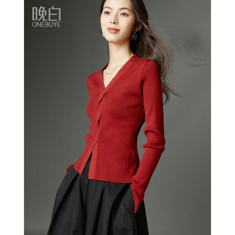 ���ס���Ʒ��2025���ʱ����Ƹ�ë�����д�ɫ������ͷ��֯��Ů ��ɫ S