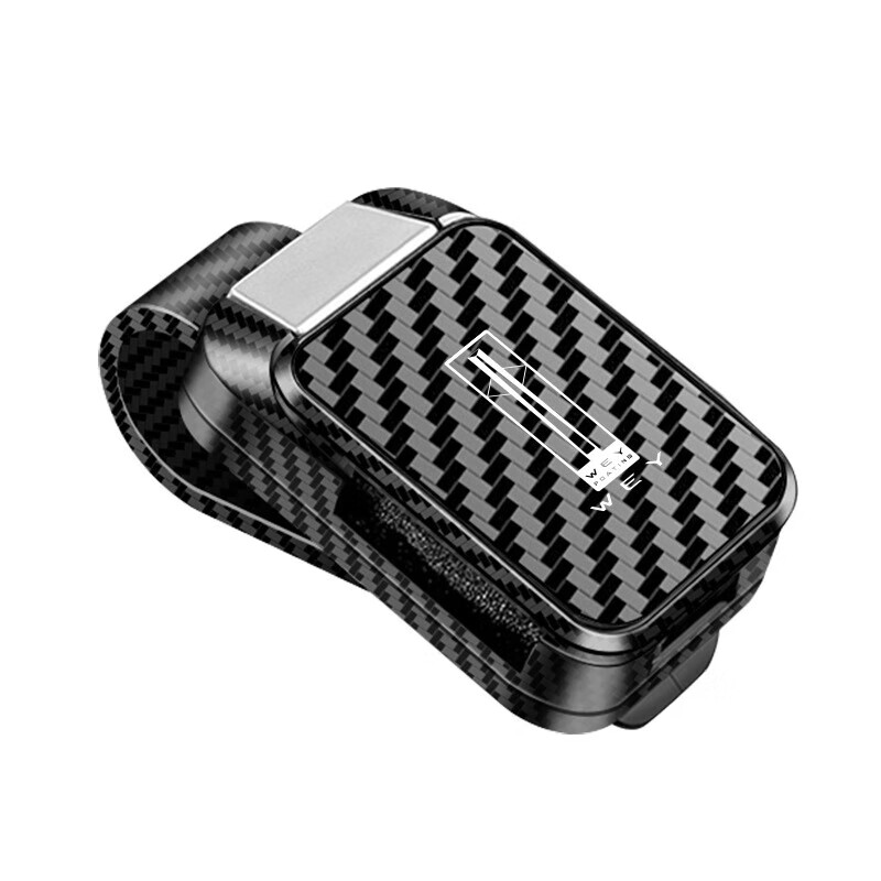 适用于长城魏牌蓝山车内驾驶证架2023款魏派蓝山PHEV票据卡片夹 【魏派-镜面款Y001】神秘黑