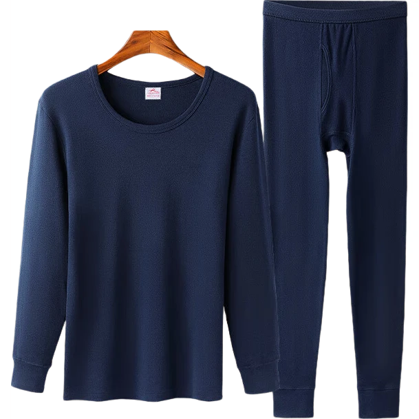 浪莎秋衣秋褲男純棉保暖內(nèi)衣男套裝大碼薄款棉毛衫男士抑菌保暖套裝冬