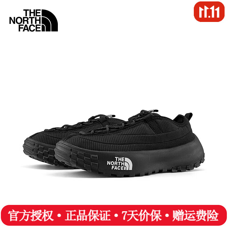 The North Face北面休闲鞋男25秋冬新款户外运动舒适透气低帮抓地缓震徒步鞋8A93 KX7/宇宙黑 43 /10