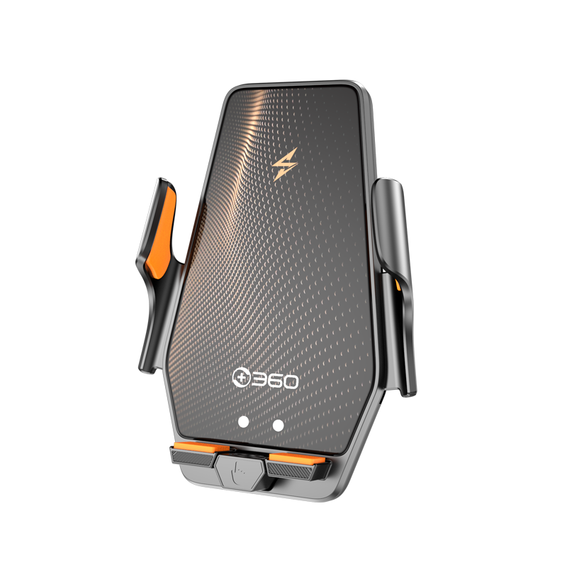360车载无线充支架红外感应自动夹紧稳固防抖不断充手机导航专用 伸展式磁吸头设计-无线快充