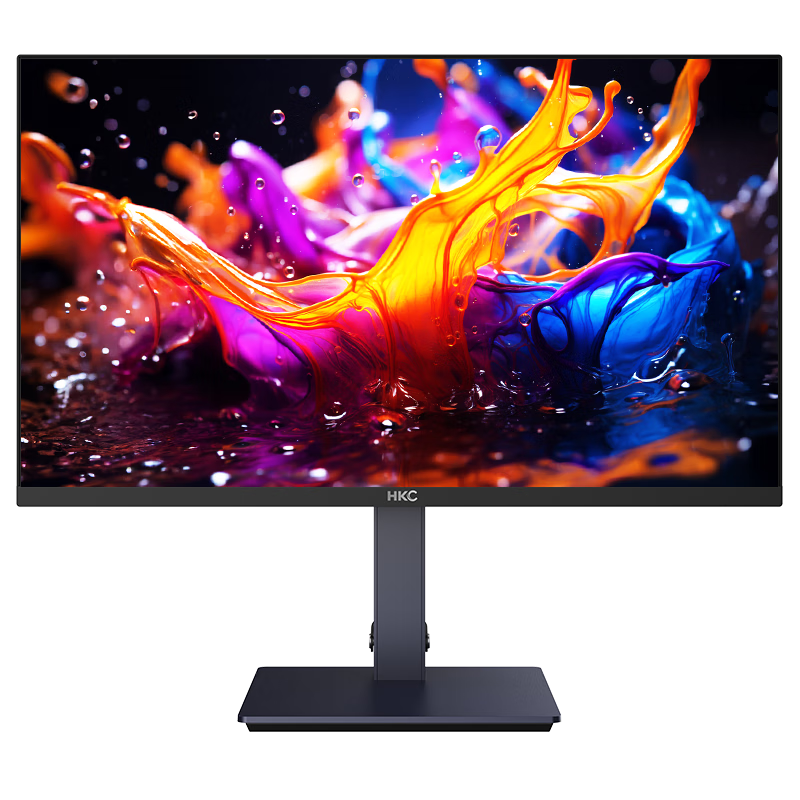 HKC 27英寸4K显示器超清75Hz双模144Hz IPS屏10bit HiDPI技术HDR400 Type-C90W办公mac笔电外接T2755U