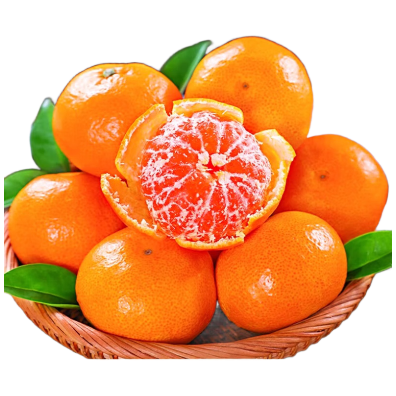京觅浙江临海涌泉蜜桔 净重5斤 单果60mm+ 橘子桔子水果礼盒 源头直发