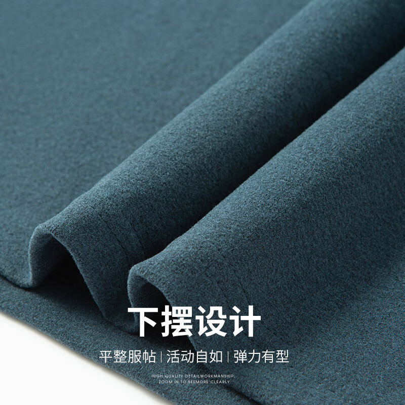 SHANSHAN杉杉5A抗菌+双面磨毛长袖T恤男秋季新款商务休闲保暖亲肤圆领上衣 灰色 XL /180
