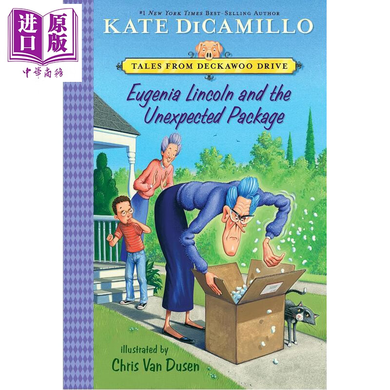尤金妮娅.林肯和意想不到的包裹 Kate Dicamillo Eugenia Lincoln and the Unexpected Package 英文原版儿童读物