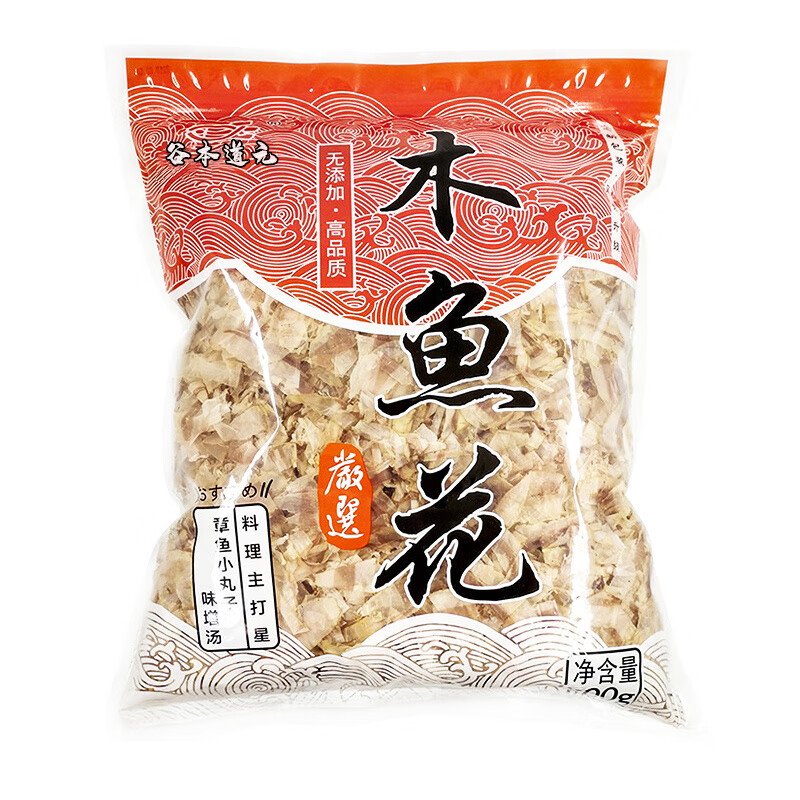 谷本道元木魚花干木魚絲海苔碎柴魚片日式章魚燒小丸子材料壽司料理商用 29.9g 木魚花30g