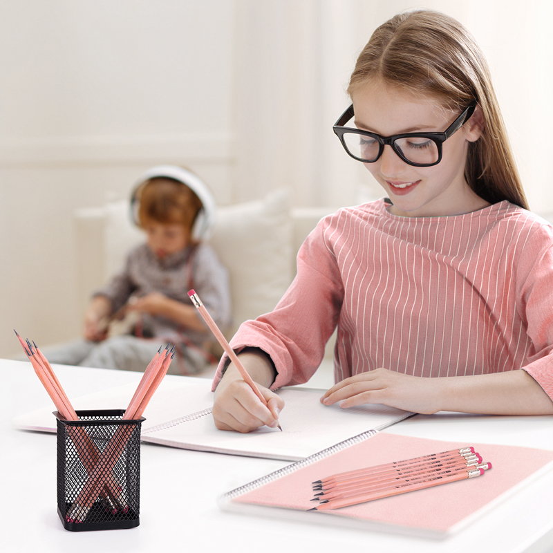 得力deli原木六角笔杆2B铅笔带橡皮头学生考试素描绘图铅笔小孩写作业用哪种？