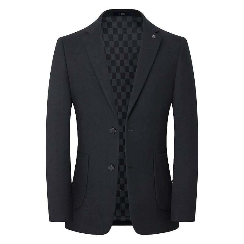 杉杉【含綿羊毛】西服男士春秋冬季商務休閑修身職業(yè)工裝單西裝外套男