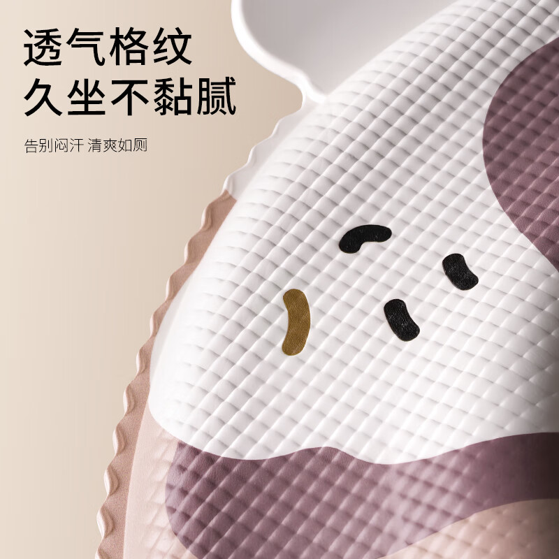 Creative art马桶圈马桶垫子保暖秋冬季加绒防水坐便垫套粘贴式拉链款四季通用 防水【抑菌升级款】马桶垫坐垫