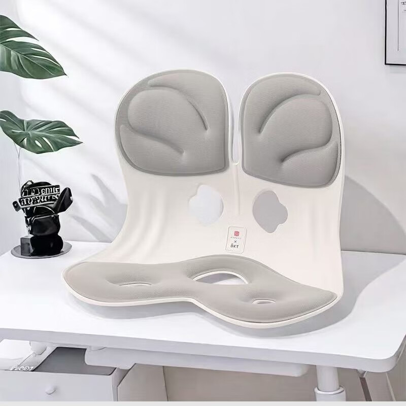 通用BKT护腰坐姿椅坐垫杨幂同款坐垫办公室久坐神器人体工学椅靠垫 (1个装)超大版丁香紫(150斤-300斤)