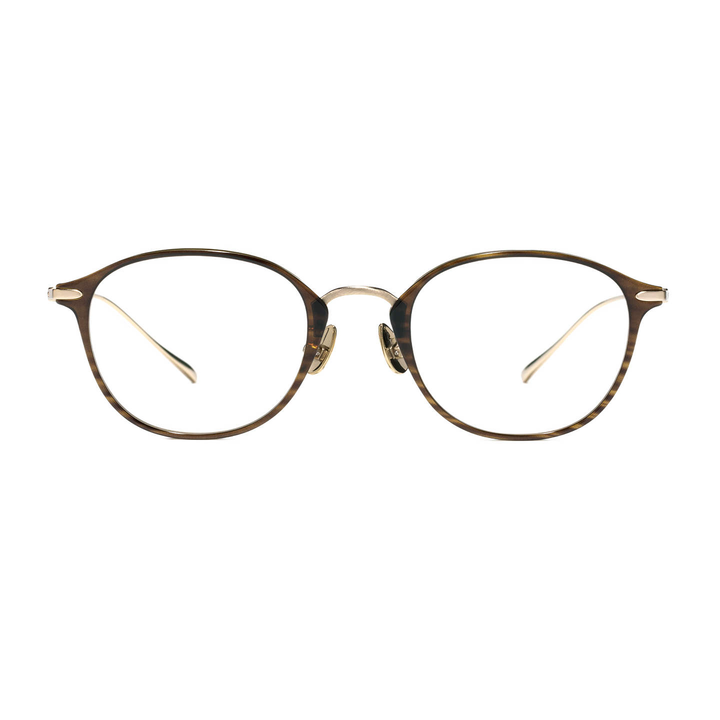 睛姿（JINS）近視眼鏡含鏡片休閑潮流鏡框男女可配防藍(lán)光鏡片UUF25S203 188棕色斜紋 1.60(較薄)