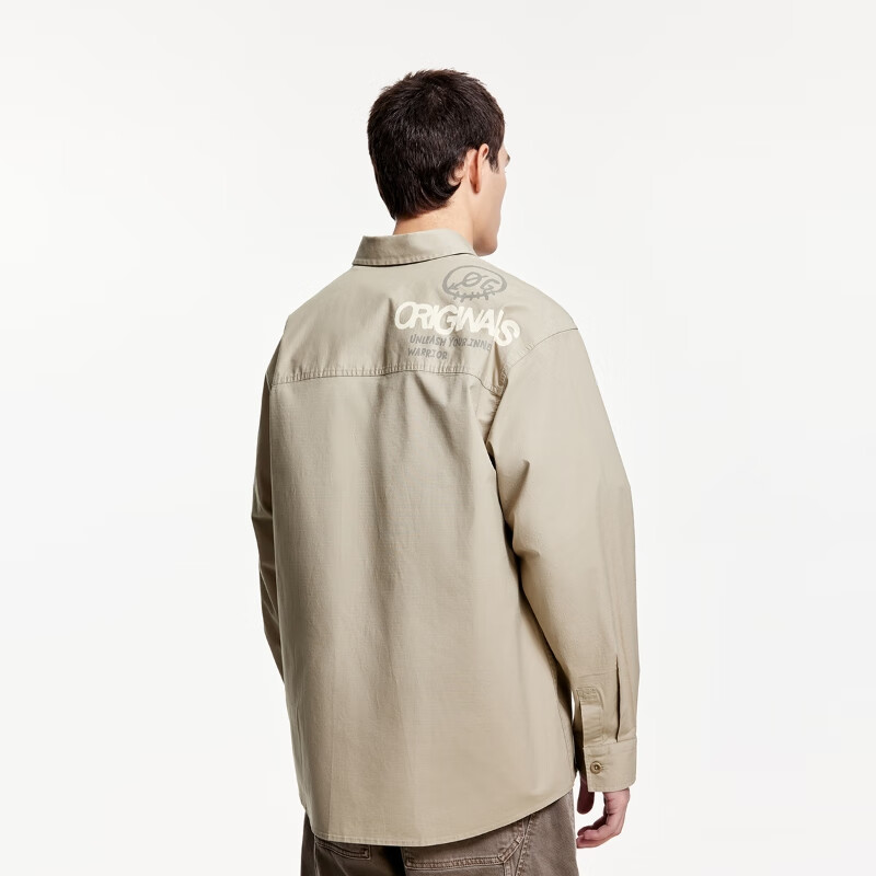 杰克·琼斯(JACK&JONES)春秋季休闲长袖衬衫男衬衣式薄外套合集 2251O3009卡其色 M 17