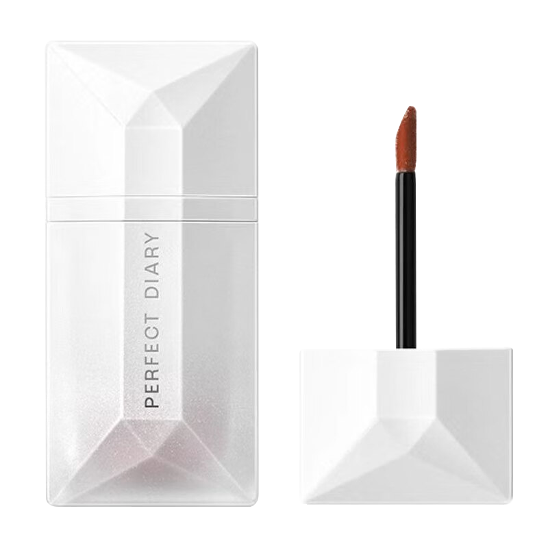 完美日記迷你絲絨唇釉v07霧面啞光v01不沾杯口紅v08中樣學生正品 019（害羞）半熟蜜桃