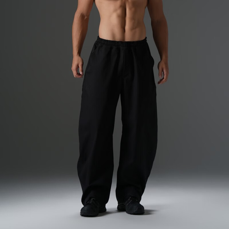 BD.POWER UP+美式工装风弯刀裤男款大码伐木裤简约复古运动长裤男 棕色 3XL  110-120kg