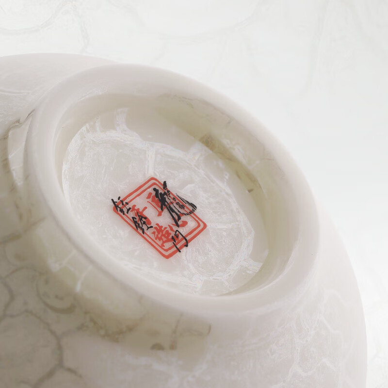 钰铨龙门 天工银珀银河盖碗 首创星珀流银德化传统中国白纯手工三才盖碗 天工银珀银河盖碗(首创收藏版)