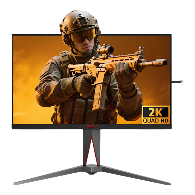 AOC����AGON 27Ӣ��2K��ˢ�羺��ʾ��Fast IPS����Һ��10bit HDR400 1MS GTG������ת���Ը�����ʾ�� �������콢��AG275QZE 2K 260HZ