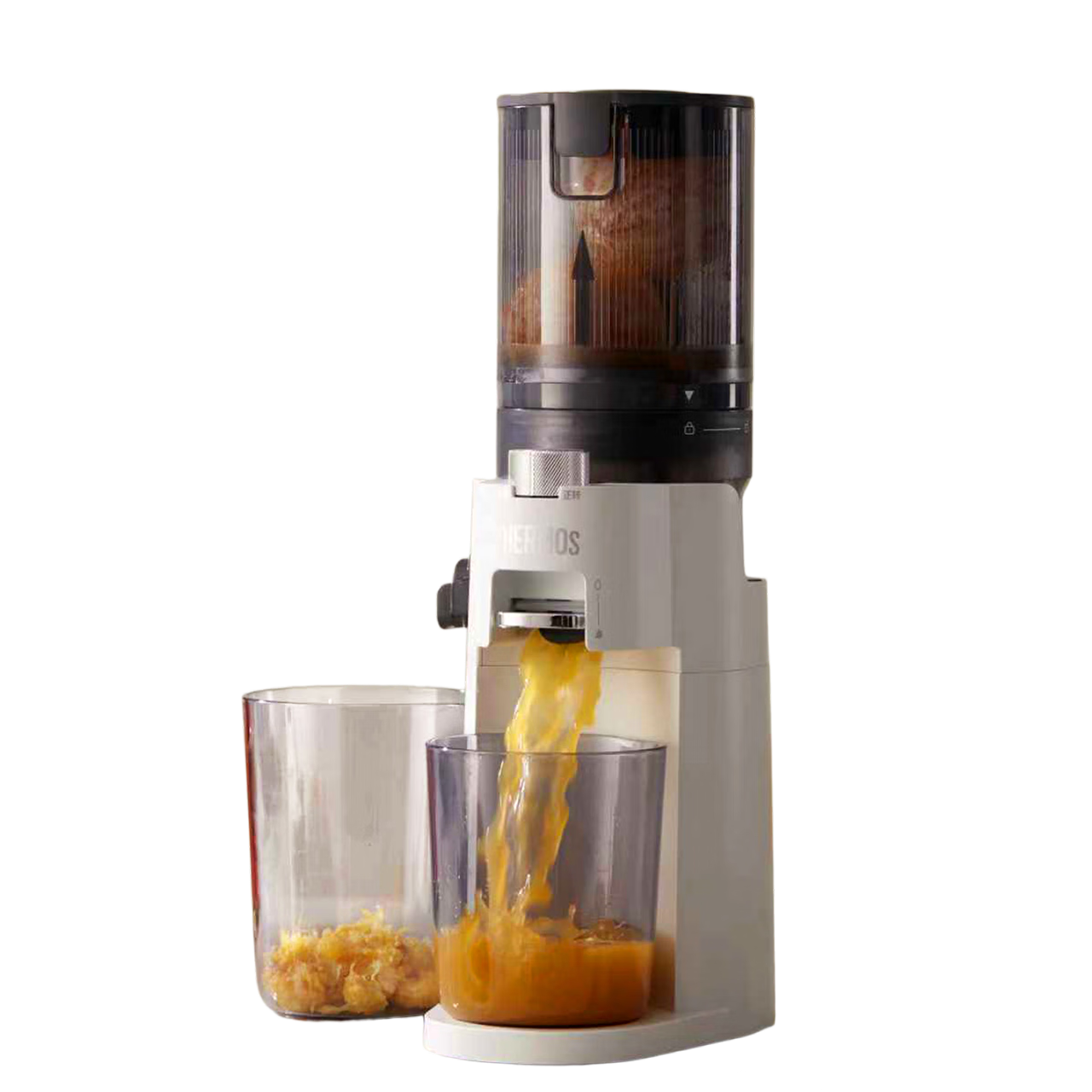 膳魔师（THERMOS）【新款多段压榨】榨汁机渣汁分离原汁机果汁机全自动小型家用果汁机水果蔬菜料理机大容量口径