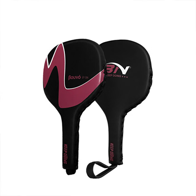 BN FIGHTBN拳擊訓(xùn)練反應(yīng)靶泰拳散打3n手靶跆拳道單頁靶拳靶腳靶把 紅色