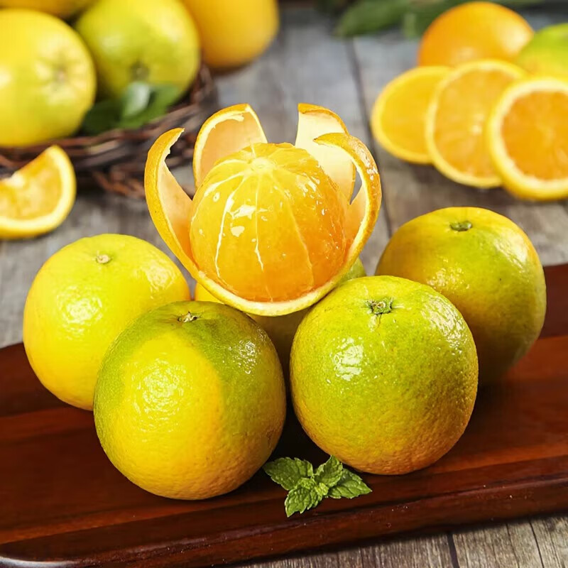 杨家姑娘 正宗江西赣南脐橙 高山手剥橙应季新鲜橙子水果整箱批发礼盒 果径70-80mm【80%的人选择】 5斤试吃装【净重4.5-5斤】