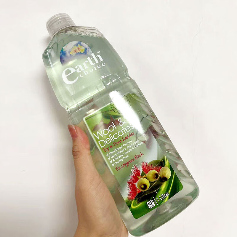 大地之選（earth choice）大地之選現(xiàn)貨澳洲進(jìn)口進(jìn)口羊絨羊毛洗衣液防縮水真絲桑蠶絲1L 洗衣液防縮水真絲桑蠶絲1L