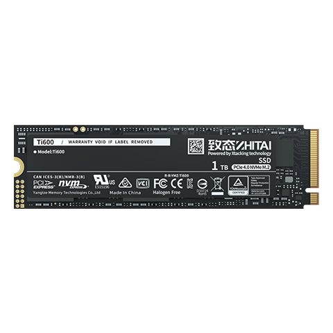 致态（ZhiTai）长江存储 1TB SSD固态硬盘 NVMe M.2接口 Ti600系列 (PCIe 4.0 产品)