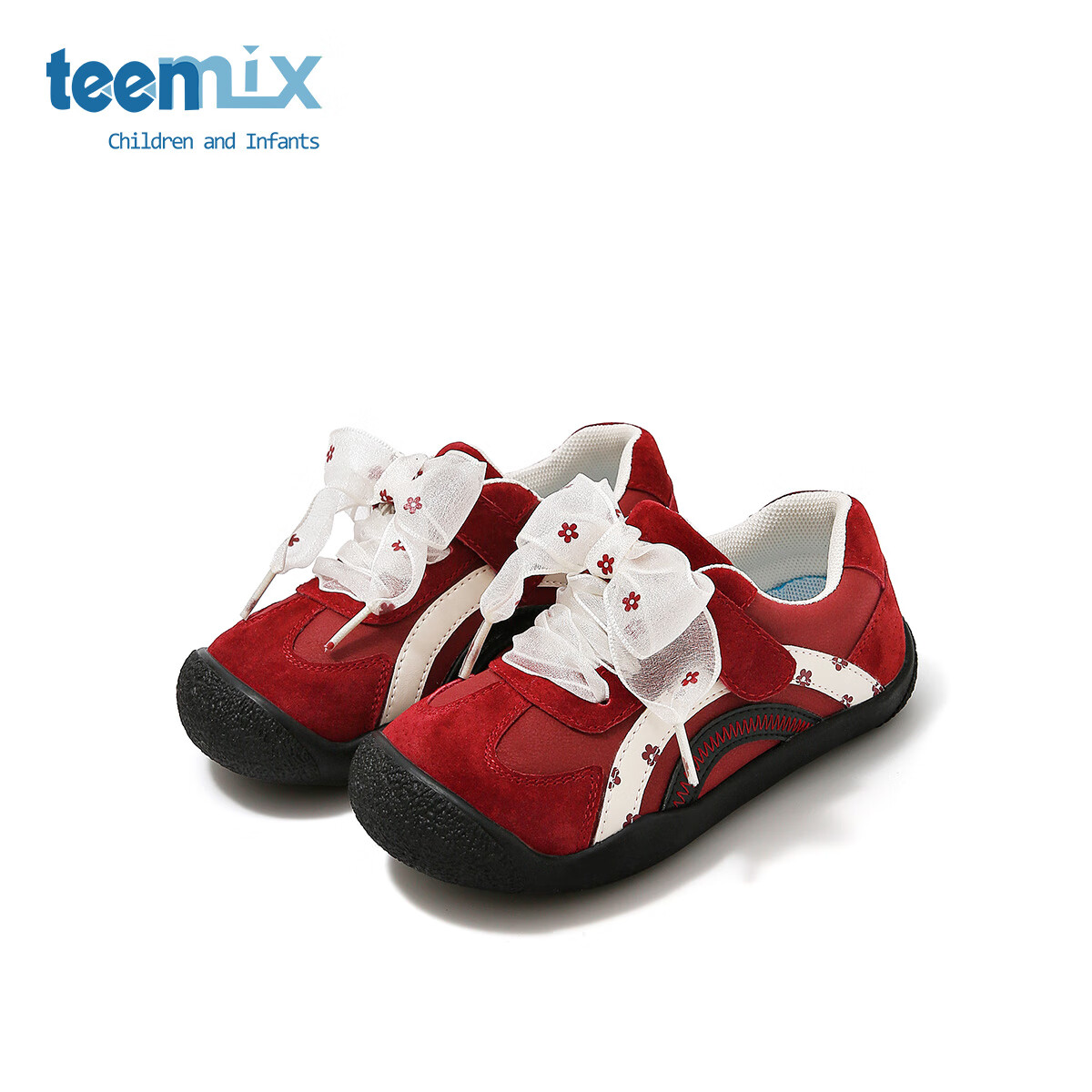 天美意天美意童鞋2025秋季新款女童百搭中大童女孩复古韩系休闲德训鞋 酒红色 27 京东折扣/优惠券