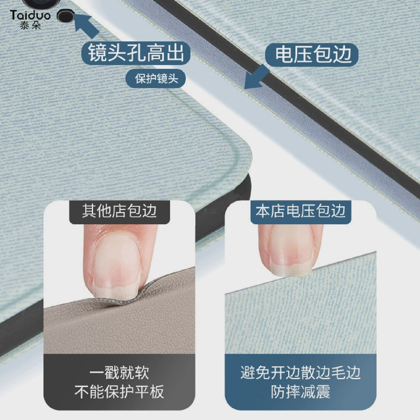 适用于微软surfacePro111109保护套surfacego2三折平板 微软SurfaceGO4 薄荷绿