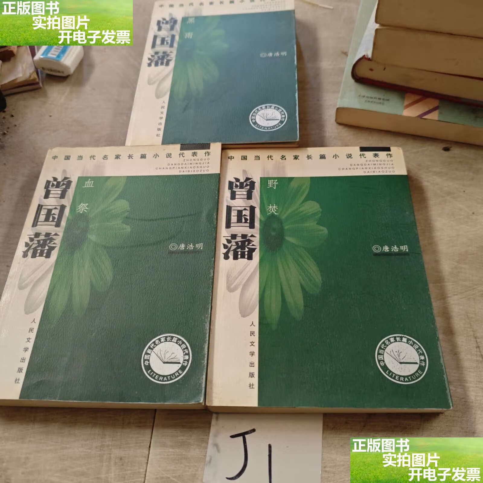 曾国藩共三册:血祭,野焚,黑雨 /唐浩明 人民文学