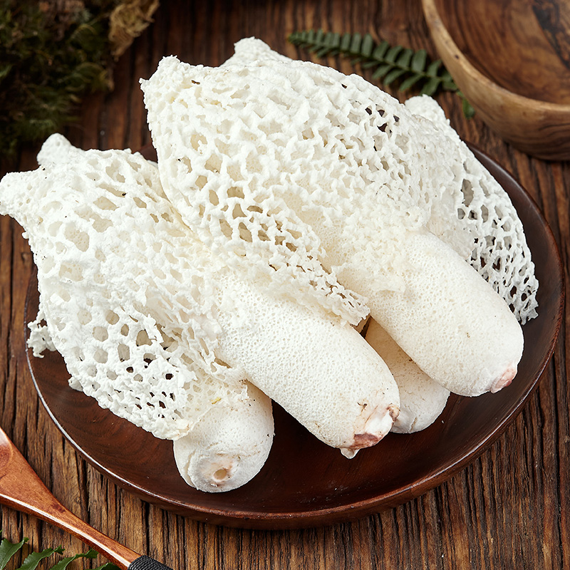 宏园竹荪菌新鲜云南时令蔬菜菌菇鲜竹荪蛋蘑菇菌类食材鲜竹笙竹花500g