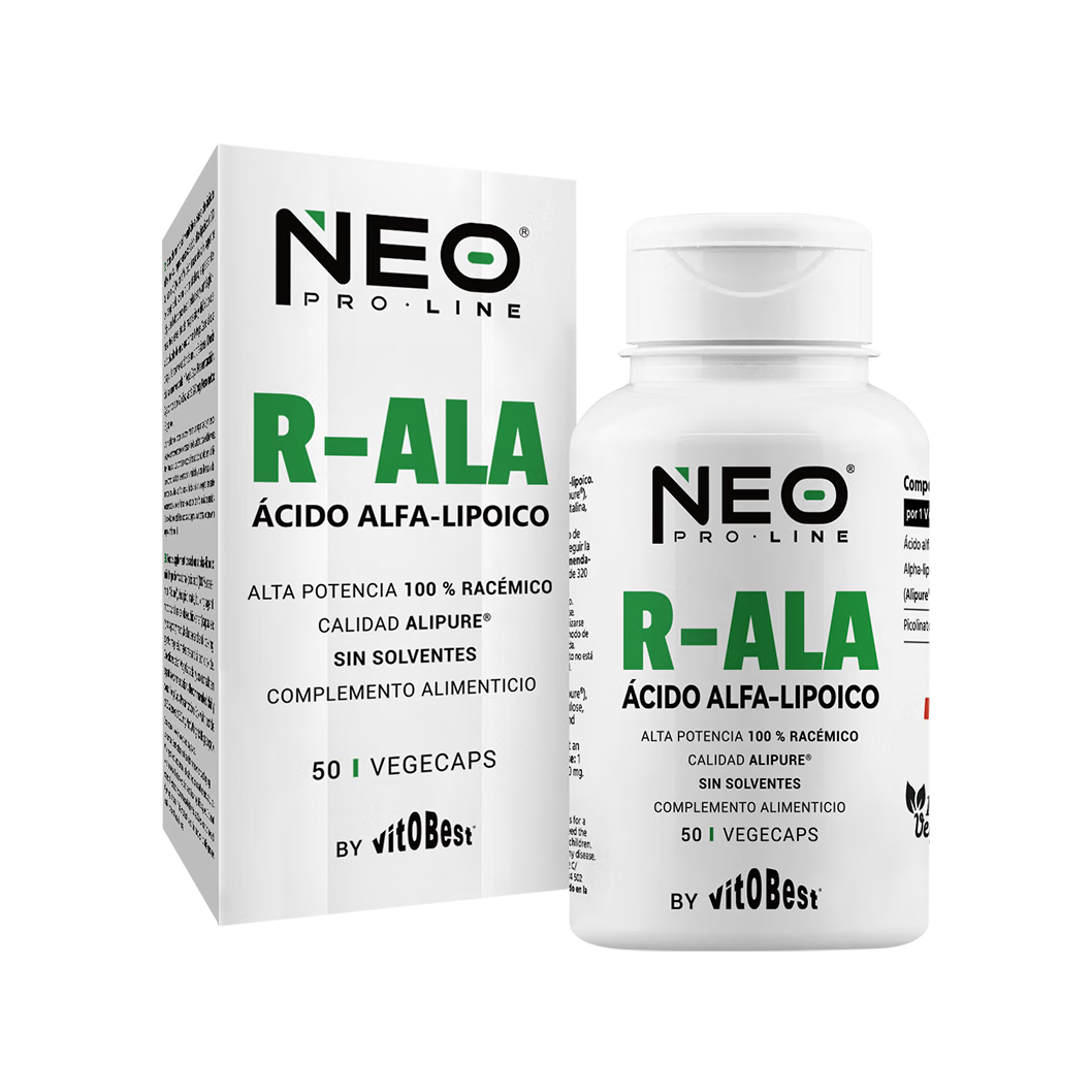 NEO PRO-LINE进口抗糖美白丸右消旋硫辛酸R-ALA抗氧化营养淡斑提亮保健品 50粒 1瓶装(激活肌肤,消除黄气)