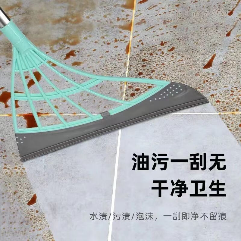 家用不沾头发扫帚扫地笤帚簸箕扫水刮水神器无毛扫帚扫 干湿两用:刮水扫帚*2个