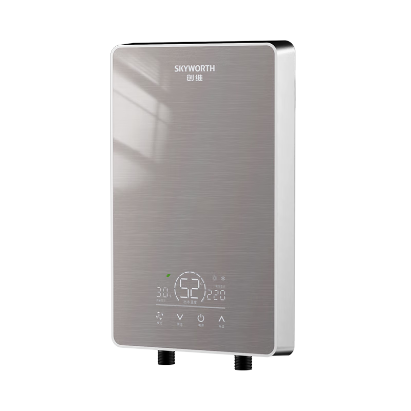 創(chuàng  )維（Skyworth）即熱式電熱水器7000W速熱變頻恒溫小廚寶功率可調租房家用衛生間淋浴洗澡免儲水免打孔D987遙控款