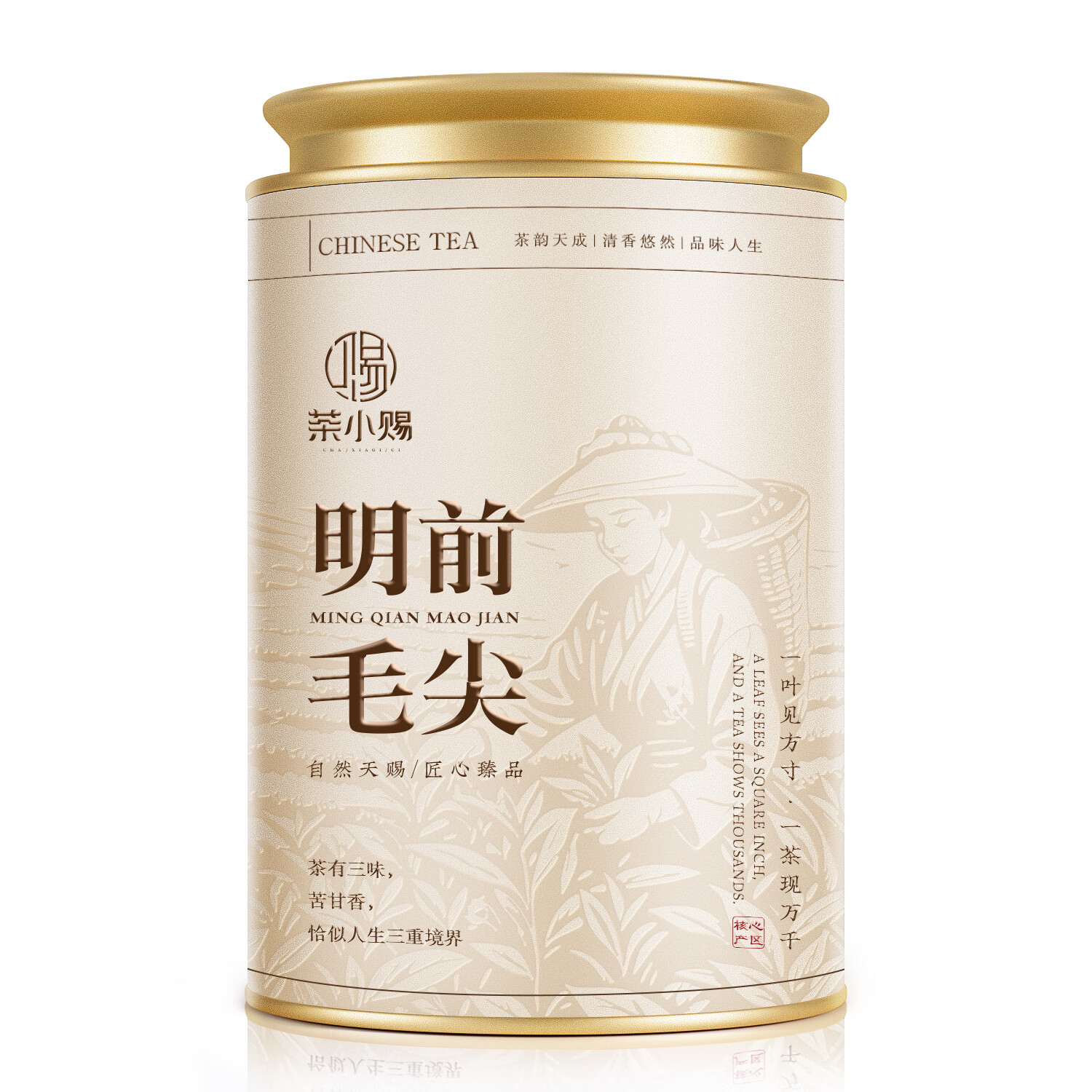 茶小赐茶叶绿茶毛尖茶 特级明前信阳原产嫩芽耐泡浓香型绿茶茶叶礼盒 【自饮臻选-特级毛尖茶100g】