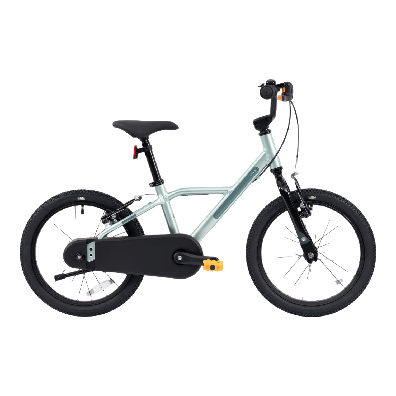 迪卡侬儿童城市自行车16寸3-6岁青少年可调节轻便自行车-5532176