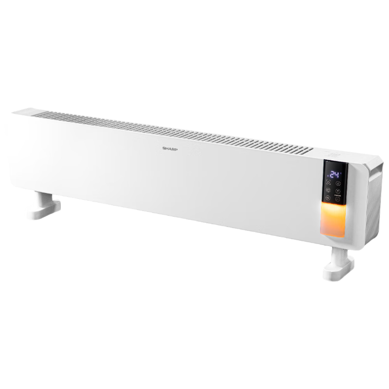 夏普（SHARP)暖洋洋取暖器石墨烯踢脚线电暖器家用速热大面积移动地暖浴室电暖气氛围灯节能暖风机HX-BR213D-C