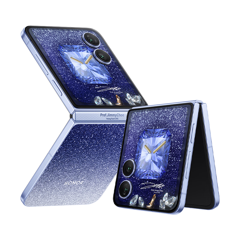 榮耀Magic V Flip2  高定款 小折疊屏 AI 2億寫真自拍 5500mAh青海湖電池 16+1T織夢藍 拍照 5G手機