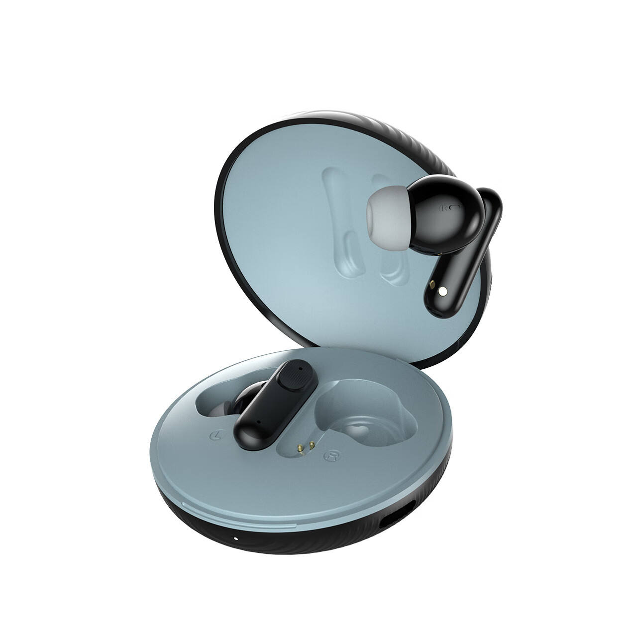 中性y95跨境新款触控蓝牙耳机入耳式降噪运动无线tws蓝牙耳机 黑色