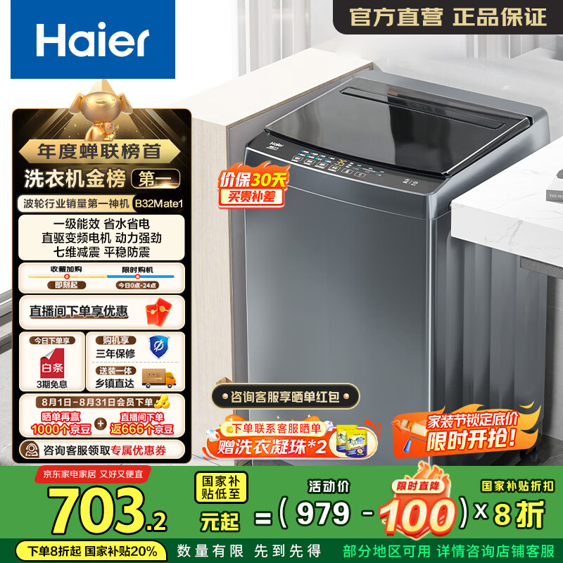 Haier/���� ���� 10kg Mate1 EB100B32Mate1