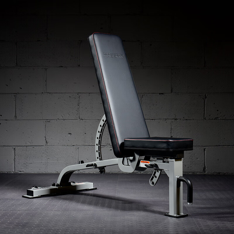 馬西(MASSFIT)啞鈴凳商用臥推凳飛鳥凳仰臥板私教訓(xùn)練凳健身凳家用健身器材 銀灰版MAB