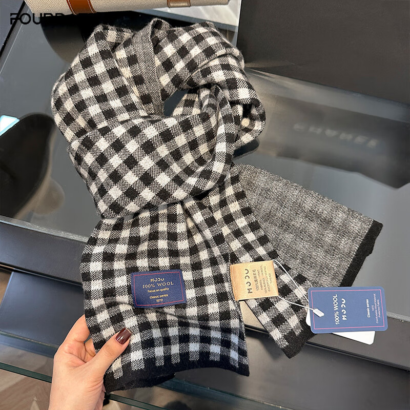 FOURDATRYΧŮ2025¿ʱи߼ɫС100%ëӺůΧ ɫС