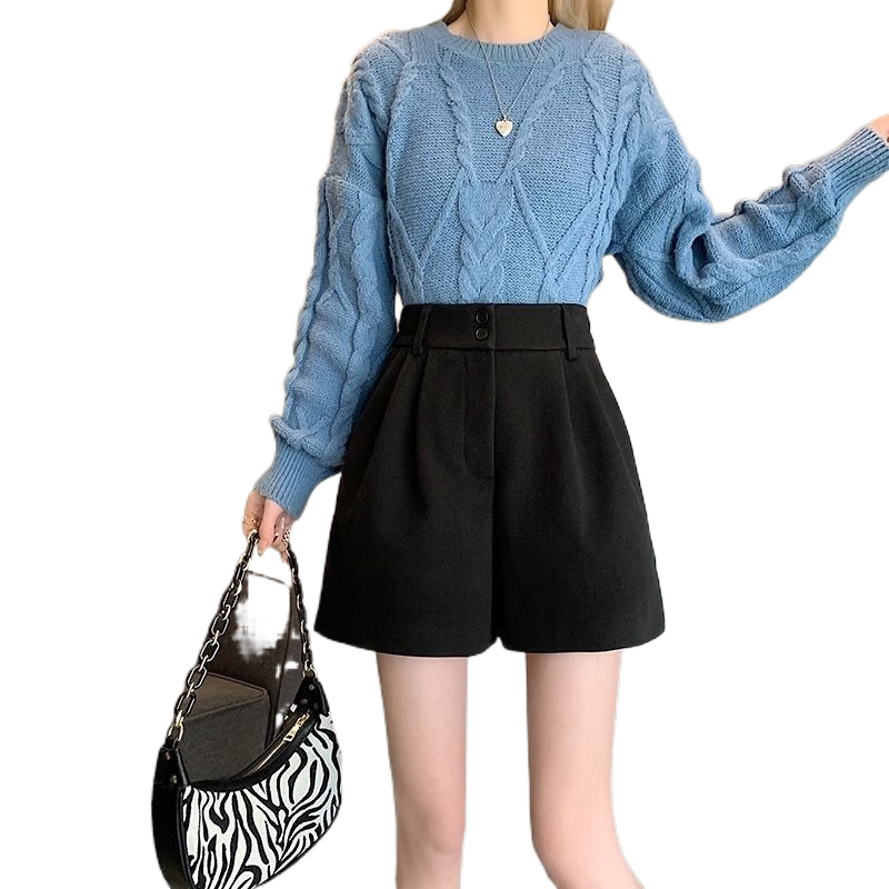 ��ɯ�ﶬ��Ů�¿��ɫë�ض̿�����������ݶ�������ȹ����ʱ��Ůװ�� ��ɫë�ض̿� L 102-112��