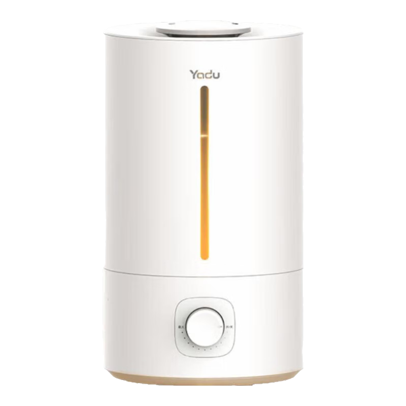 亚都加湿器 家用卧室大雾量 办公室桌面宿舍空调房静音除菌 大容量客厅空气加湿机孕妇婴儿房 小海浪 v5【旋钮款】 400mL/h 5L水箱